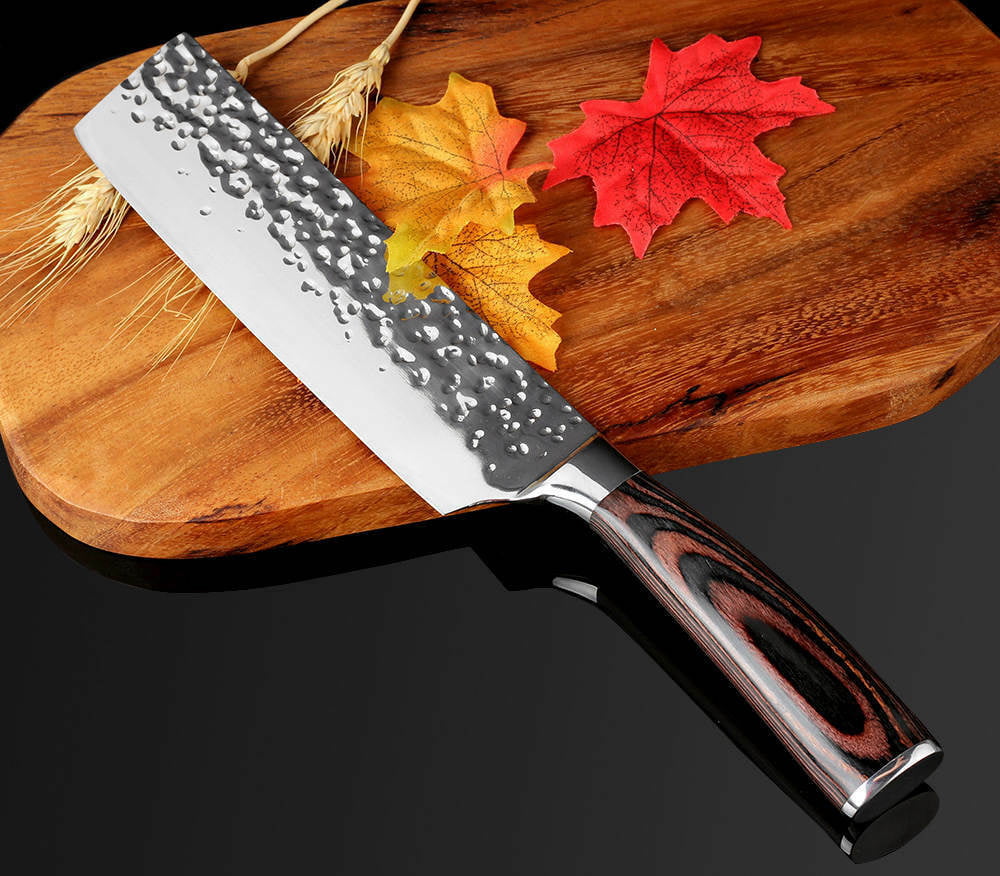 MDHAND 3 Piece Kitchen Knife Set Stainless Steel Japanese Damascus Style Chef's  Knives 