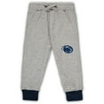 thumbnail image 3 of Infant Wes & Willy Heathered Gray/Navy Penn State Nittany Lions Jie Jie Long Sleeve Bodysuit & Pants Set, 3 of 3