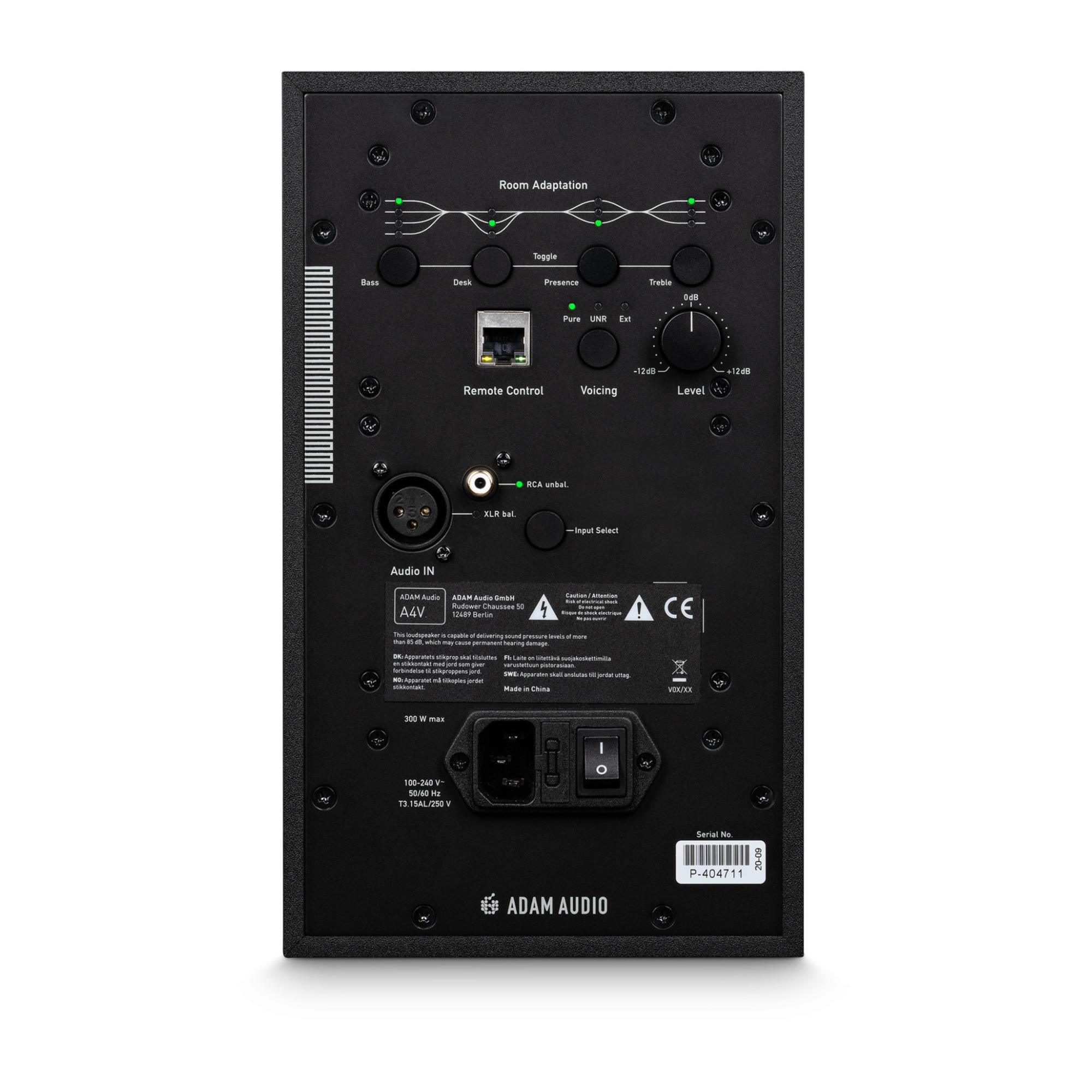ADAM Audio A4V 4" 2-Way Powered Studio Monitor (Each) - image 4 of 6