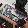 thumbnail image 2 of Long Mouse Pads for Desk,Golden Retriever and Pioneer Flower Desk Mats on Top Of Desks, Desk Mouse Pad Extra Large with 3mm Non-Slip Base and Stitched Edge for Gaming,Office,Work,Home 35.4"x15.7", 2 of 6