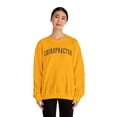 thumbnail image 4 of Chiropractor Sweatshirt Gifts Crew Neck Shirt Long Sleeve Unisex, 4 of 7