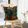 thumbnail image 5 of LALILO Throw Pillow Covers Color New Accent Color Colourful Grunge Cushion Cover 18" x 18", 2 Pack, 5 of 6