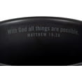thumbnail image 5 of Faith, Matthew 19:26, Ceramic Mug, Textured, Black, 5 of 6