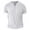 White, variant on Meichang Henley Shirts for Men Casual Solid Color Button-up Henley Shirt V Neck Tee Tops Slim Fit Workout T-Shirts Gym Athletic Sport Shirts on Clearance White S
