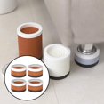 thumbnail image 1 of Furniture 4 Pack Furniture Legs Pads Heavy DutyFurniture Round Riser for Heavy Table, , Desk,Sofa and Beds Self marrón perfecl Elevadores de cama, 1 of 8