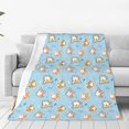 thumbnail image 1 of Fotbe Corgi Dog 1 Manta de Franela Acolchonada con Estampado, Súper Suave y Esponjosa, Extra Grande para Sofá, Cama, Uso Todo el Año-40"x30", 1 of 7