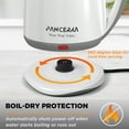 thumbnail image 3 of PANCERKA Electric Kettle Hot Water Boiler, Stainless Steel Material Tea Kettle, 1.8 Liter Fast Boiling Countertop Heater, Auto Shut Off Instant Kettle for Coffee & Tea Maker, 3 of 10
