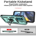 thumbnail image 7 of HCTian for Moto G Play 2024 Case,with Screen Protectors and Camera Cover,[Military Grade] 16ft.Drop Tested with Kickstand Protective Case for Motorola G Play 4G 2024 6.5 inch, 7 of 7