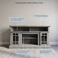 thumbnail image 4 of BELLEZE TV Stand Media Entertainment Center - Astorga (Gray Wash), 4 of 7