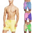 thumbnail image 2 of Men Color Changing Swim Trunks Beach Swimsuit Swimming Shorts Bath Shorts Hot, 2 of 5