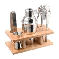 Stainless Steel Cocktail Shaker Mixer Drink Bartender Martini Tools Bar Set Kit by Apontus