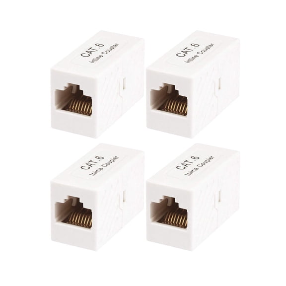 REVO RJ45 Female to Female Indoor Network Coupler (4-Pack)