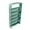 Universal Green, variant on NFTIGB 5 Tier Bookshelf Plastic Book Storage Rack Organizer Shelf Adjustable Modular Bookcases Floor Standing Display Cabinet Space Saving Universal Green 27.8 Inches