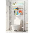 thumbnail image 6 of Naxoaeo Bathroom Organizer Over Toilet Storage, 4-Tier Toilet Shelf Bathroom Shelves Over Toilet, Above Toilet Storage Rack Bathroom Space Saver, 6 of 8