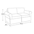 thumbnail image 7 of OSP Home Furnishings Ashton Loveseat with Ivory Slip Cover, 7 of 7
