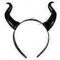 thumbnail image 4 of Devil Horns Headband: Halloween Fancy Dress Cosplay Hairband - Devil Costume Prop for Women Men Teen Girls Carnival Stage Performance, 4 of 4