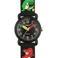 thumbnail image 4 of Reloj infantil impermeable con dinosaurios (negro), movimiento de cuarzo, diseño 3D, reloj digital para niños y niñas de 3 a 11 años, 4 of 5