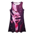 thumbnail image 3 of Hazbin Hotel Angel Dust Dance Sleeveless Dress For Womens Summer Novelty Sundress Soft Casual Knee Length Loose Tank Dress, 3 of 7