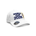 thumbnail image 1 of KNITE Gorra Fútbol Inglaterra Blanca Copa 2026 Fan Sport Ajustable Bordada 3D, 1 of 5
