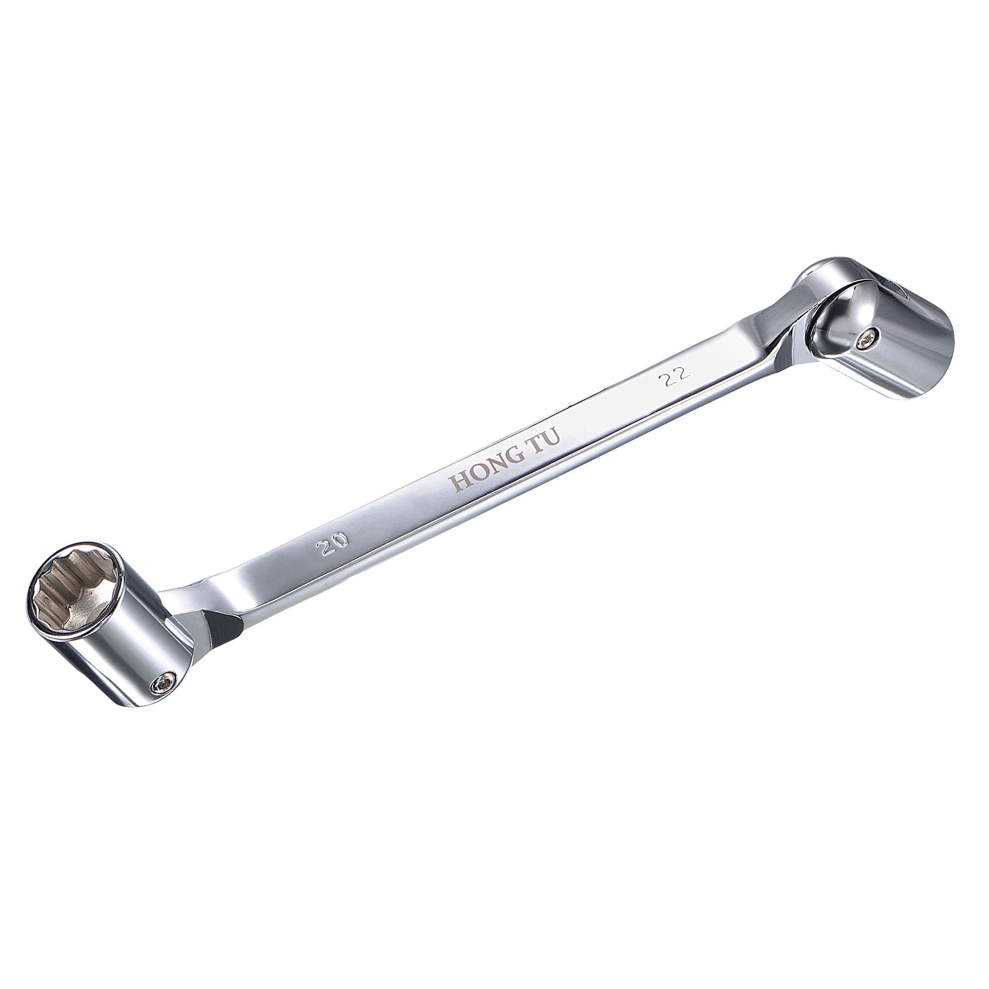 Chrome Plated L Shaped Double End Hex Socket Wrench Metric 7mm 
