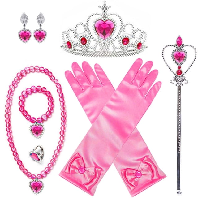 Set de accesorios de disfraz de princesa Aurora para niñas de Yosbabe