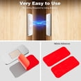 thumbnail image 4 of Door Lock Stick, No-Drill Magnetic Sliding Door Catch, Ultra-Thin Strong Magnet Door Lock Strip for Cabinet and Closet, Black and Silver, 1-Pack, 4 of 8