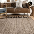 thumbnail image 4 of Jaipur Art And Craft Beige Runner Reversible Braided Jute Area Rug for Living Room (2.6x10 Sq ft), 4 of 6