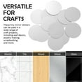 thumbnail image 4 of icolorfuled 60Pcs Mini Mirror Bulk Acrylic Circular for Scrapbooking and Jewelry Making, 4 of 6