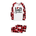 thumbnail image 4 of Penkiiy Family Christmas Pajamas Matching Sets 2024 Cute Couples Pjs Long Sleeve Holiday Jammies Xmas Loungewear Sleevewear 3XL Red, 4 of 6