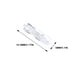 thumbnail image 4 of Riwesomey 10 piezas de bombilla de luz lateral de coche de vidrio interfaz T5 desmontable 12V parte de lámpara de tablero resistente al calor Type1 NO1, 4 of 6