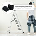 thumbnail image 4 of MasteelfCA 2Pcs Rubber Ladder Foot Rest Mat Non-skid Feet Cover Folding Ladder Accessory, 4 of 8