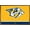 Bronze Framed Version, variant on NHL Nashville Predators - Logo 21 Wall Poster, 22.375" x 34", Framed