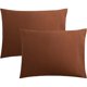 thumbnail image 1 of Chenchen Pillow Cases Standard Size, Soft Microfiber Pillow Covers with Envelope Closure, Wrinkle, Stain Resistant Pillowcases, 2 Piece Set, 20x26, Brown, 1 of 1