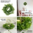 thumbnail image 4 of Efavormart 2 Pack | 12" Window Wreath Artificial Green Leaves Pillar Candle Rings, 4 of 11