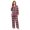 Wine, variant on YUANxueke Christmas Matching Family Pajama Sets Fashion Plaid Holiday Soft X-mas Sleepwear Sets