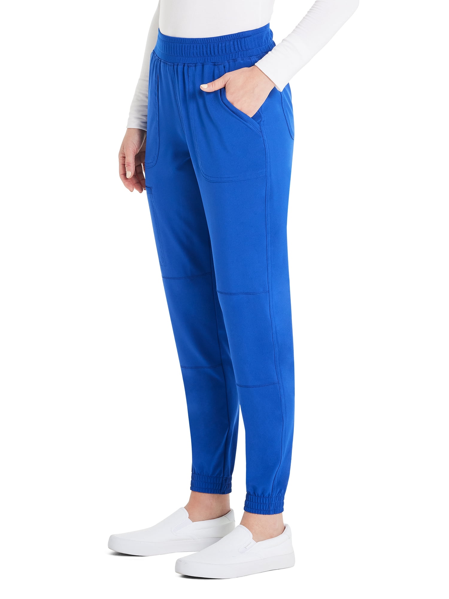Scrubstar Women's Antimicrobial Premium Performance Petite Yoga Waistband Jogger, Sizes XS-XL