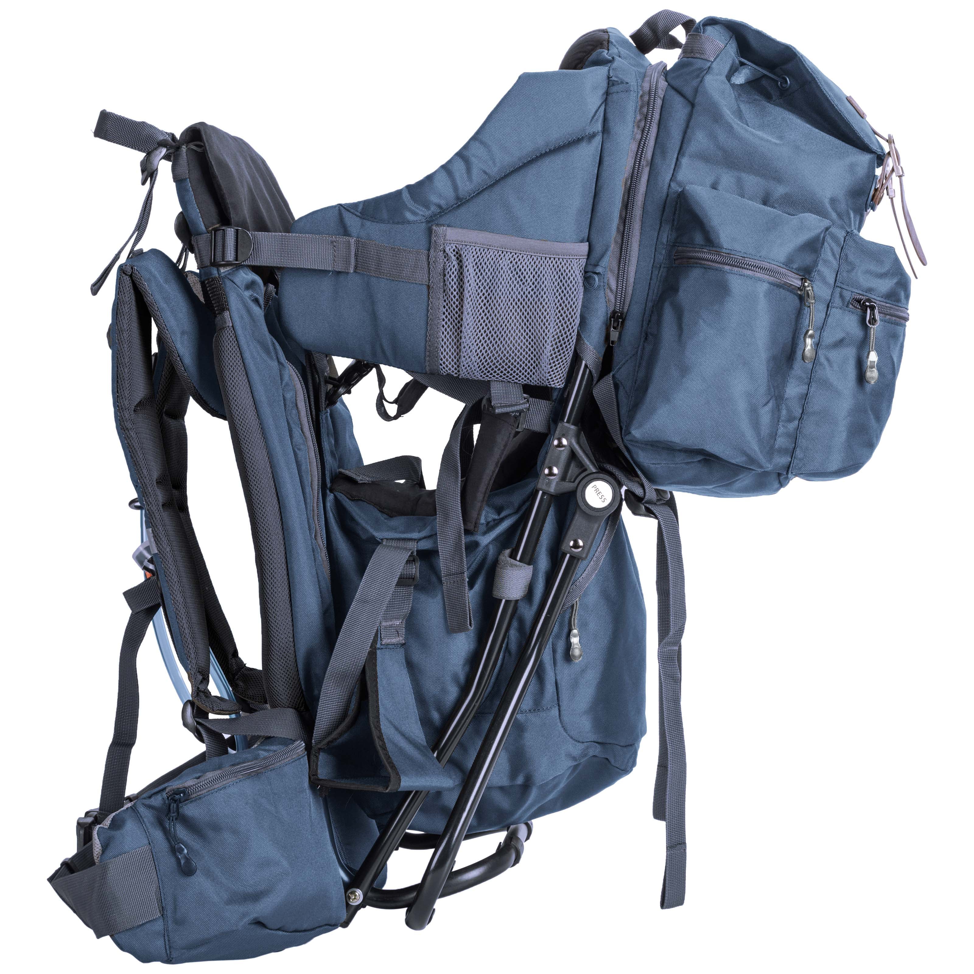 ClevrPlus  Urban Explorer Hiking Baby Backpack Child Carrier, Marine Blue -