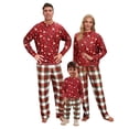 thumbnail image 3 of Chandail en Molleton pour Hommes, Imprimé Décontracté et Élégant, Manches Longues, Col Rond, Haut Parent-Enfant, Pyjamas pour Hommes, 3 of 9