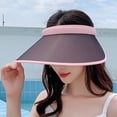 thumbnail image 4 of UDIYO Womens Sun Visor Hat Women Color Changing Golf Cap Large Brim UV Cap, 4 of 6