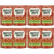 Harvest Snaps Crunchy Loops Sour Cream & Onion 2.5 oz. Bag - 8 Pack