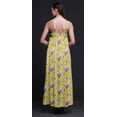 thumbnail image 4 of Bimba Rayon Floral Womens Long Casual Dress Spaghetti Strap Summer Maxi Sundress-Small, 4 of 5