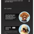 thumbnail image 3 of de aseo Cortapelos para perros y - Style02 rojo Style02 Red Yinane Shaver Clippers de bajo ruido, 3 of 8