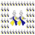 thumbnail image 2 of Alloy Angel Brooche With Like & Ribbon Bow Emblem For Care & Mutual Support Groups 50 Pieces Set, 2 of 6