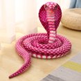 thumbnail image 1 of 80-240CM New Simulated Python Snake Plush Toy Giant Boa Cobra Long Stuffed Snake Plushie Pillow Kids Toy Boys Gift Home Decor, 1 of 7