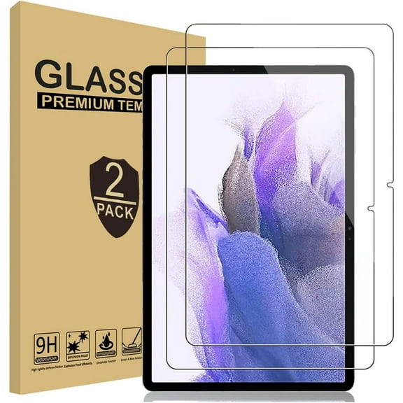 zukof 2 Pack Tempered Glass Screen Protector for Samsung Galaxy Tab S11/S10 Lite/S10 FE/S9 FE 5G (10.9 inch), Tempered Glass Scratch Resistance 9H hardness Screen Saver