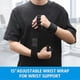 thumbnail image 3 of (Upgraded) Workout Gloves with Built-in Elastic Wrist Wraps & Open Back - Ventilated - Silicon Padded - Fingerless, Gym Fitness & Hand Support, 3 of 4