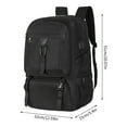 thumbnail image 3 of erfcxs 50L Large Capacity Men's Duffel Bag Travel Backpack Separate Shoe Compartment Outdoor Luggage Bag Mountaineering Bag Rainproof Durable, 3 of 9
