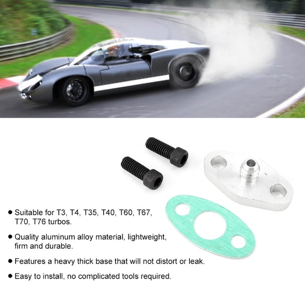 Kit De Vedação Da Flange De Entrada Do óleo Turbo 4an 4 An Montagem T3