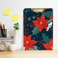 thumbnail image 2 of FORMRS Acrylic Clipboard with Low Profile Clip Standard A4 Letter Size, 12.5" x 9", Christmas Berries, 2 of 8