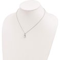 thumbnail image 4 of Sterling Silver Rhodium-Plated 6-7mm White Fw Cultured Pearl Cz Pendant (17 X 8) Made In China qg4125-17, 4 of 6